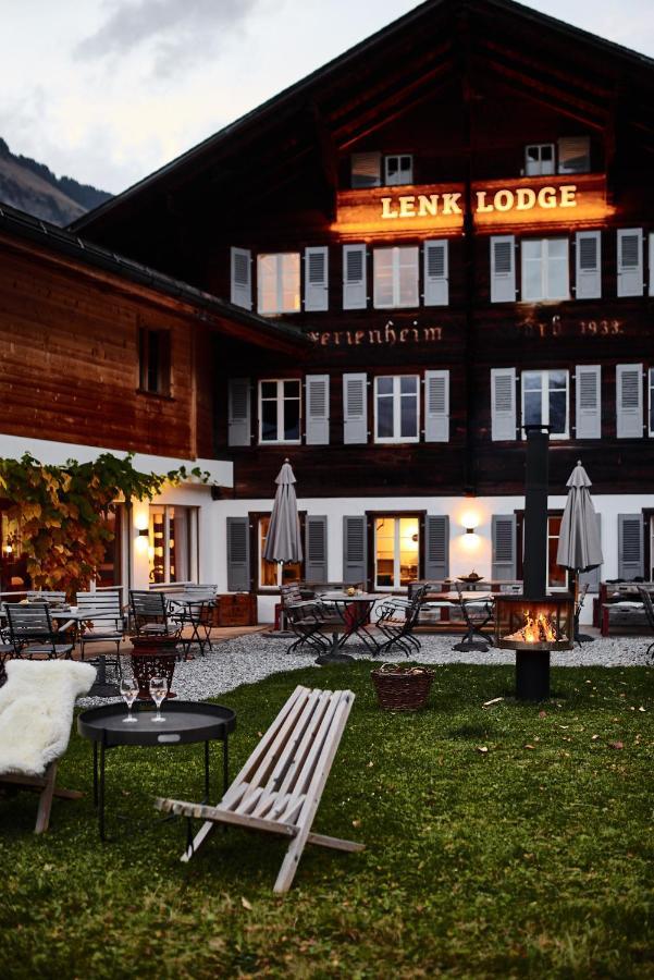 Lenk Lodge - Boutique & Design Hotel Und Apartements ภายนอก รูปภาพ