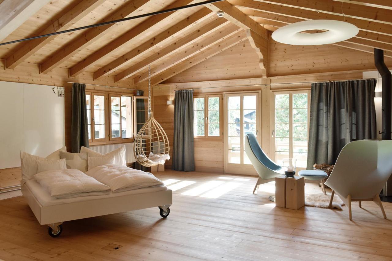 Lenk Lodge - Boutique & Design Hotel Und Apartements ภายนอก รูปภาพ