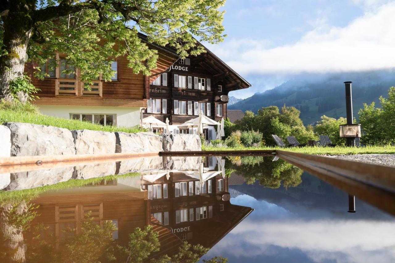 Lenk Lodge - Boutique & Design Hotel Und Apartements ภายนอก รูปภาพ