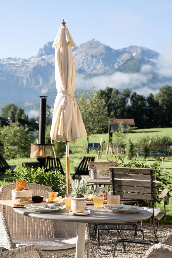 Lenk Lodge - Boutique & Design Hotel Und Apartements ภายนอก รูปภาพ