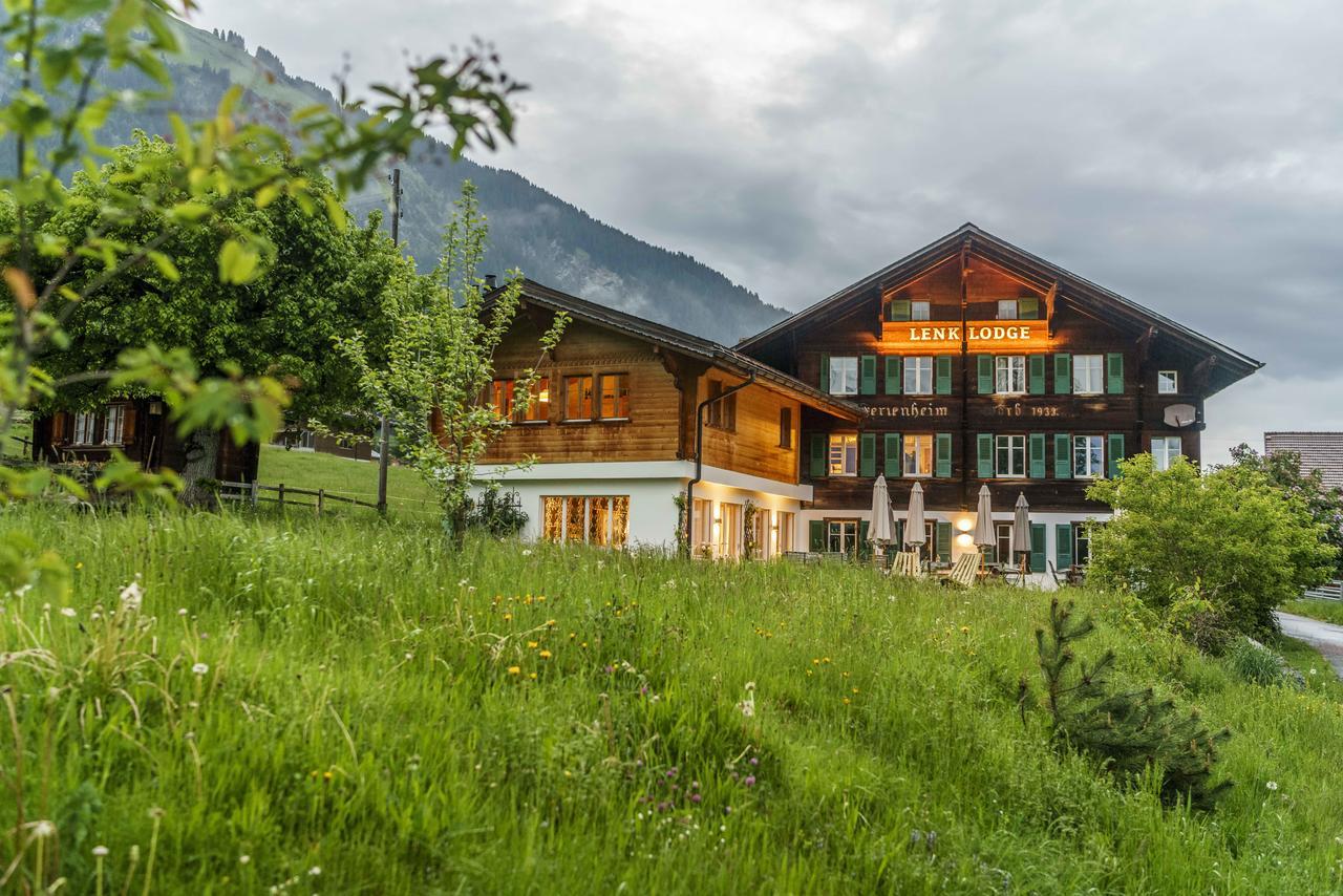 Lenk Lodge - Boutique & Design Hotel Und Apartements ภายนอก รูปภาพ